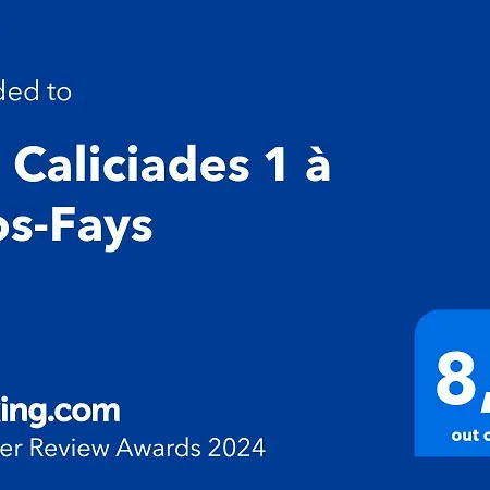 Les Caliciades 1 à Gros-fayt Apartamento